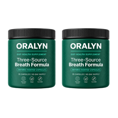 Oralyn | Formel mod dårlig ånde fra tre kilder (Tarm · Mund · Lever)