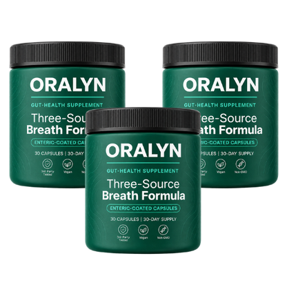 Oralyn | Formel mod dårlig ånde fra tre kilder (Tarm · Mund · Lever)