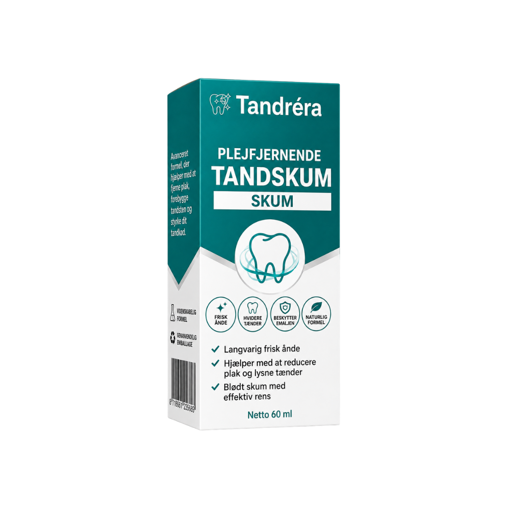 Tandréra Skum | Eliminér op til 95% af dårlig ånde og tandsten inden for 24 timer, uden besvær