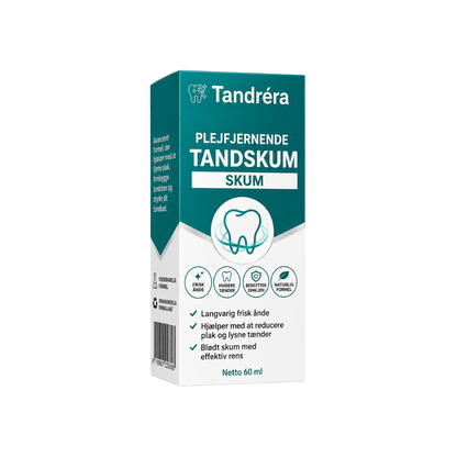 Tandréra Skum | Eliminér op til 95% af dårlig ånde og tandsten inden for 24 timer, uden besvær