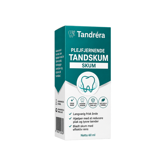 Tandréra Skum | Eliminér op til 95% af dårlig ånde og tandsten inden for 24 timer, uden besvær
