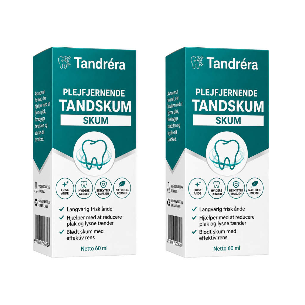 Tandréra Skum | Eliminér op til 95% af dårlig ånde og tandsten inden for 24 timer, uden besvær