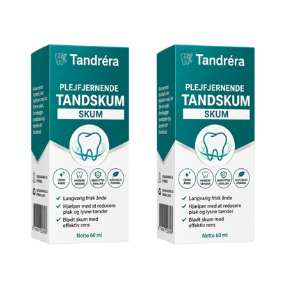 Tandréra Skum | Eliminér op til 95% af dårlig ånde og tandsten inden for 24 timer, uden besvær