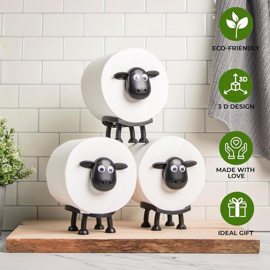 Sheep'n Roll | Sød fårerulleholder til dit badeværelse eller toilet!