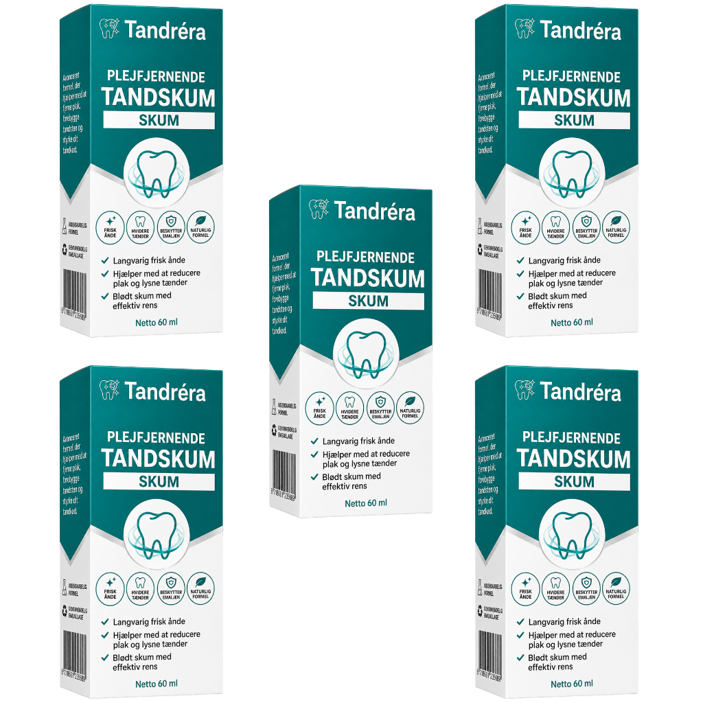 Tandréra Skum | Eliminér op til 95% af dårlig ånde og tandsten inden for 24 timer, uden besvær