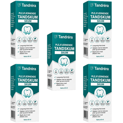 Tandréra Skum | Eliminér op til 95% af dårlig ånde og tandsten inden for 24 timer, uden besvær