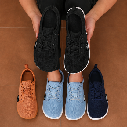 Støvara Bred Tåboks Sneaker — Lindring For Knyst, Hævede Fødder Og Plantar Fasciitis