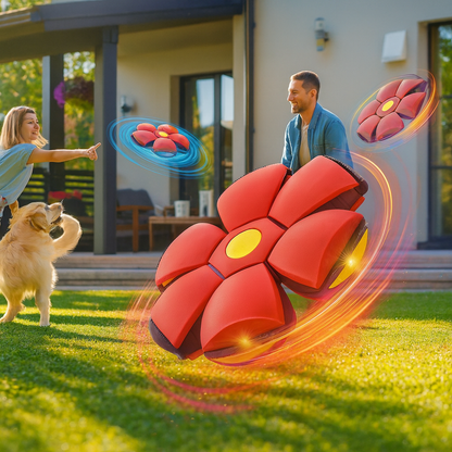 HundLykk | 2-i-1 Frisbee Bold for uendelig leg & glæde