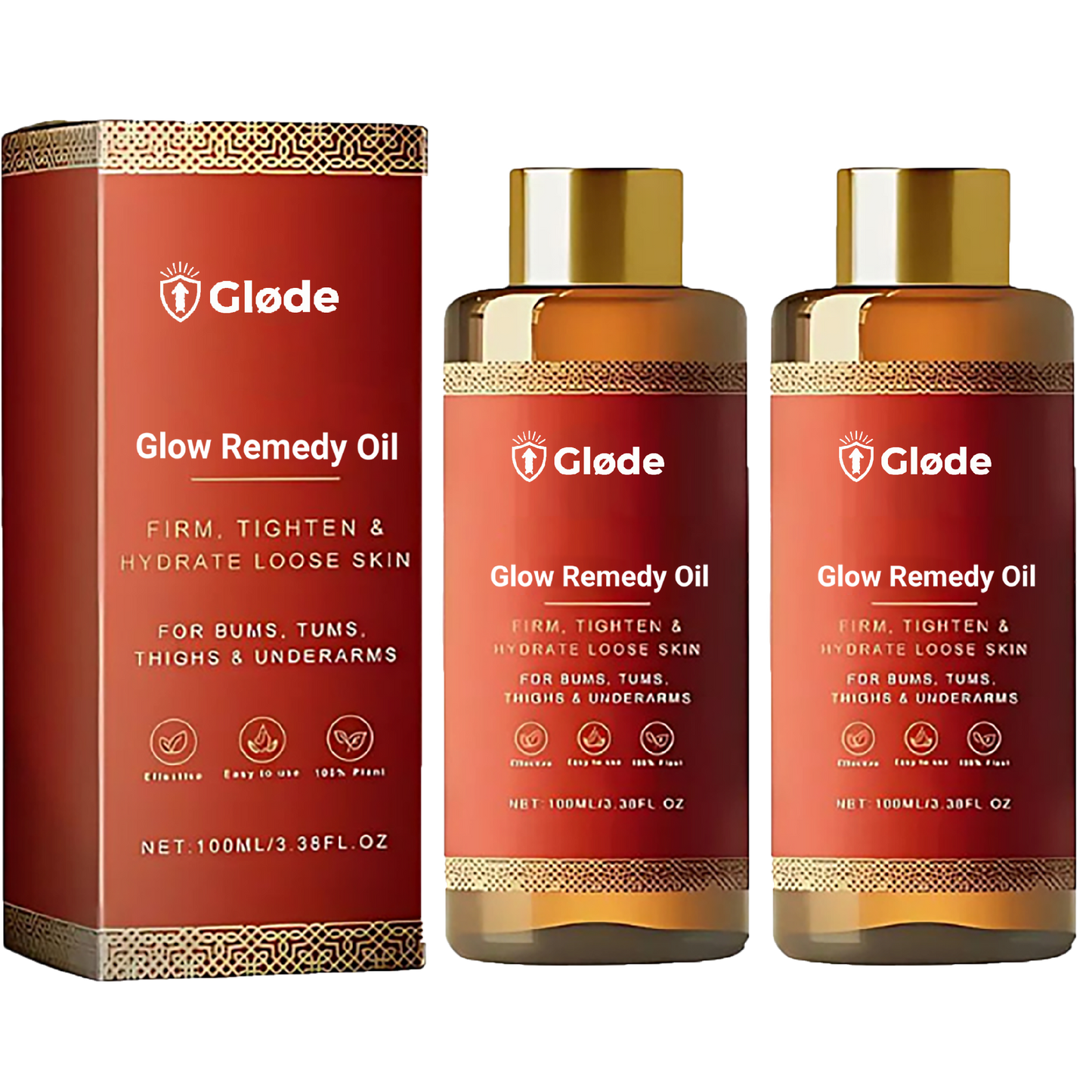 Gløde | Strammer, løfter og genopretter slap hud op til 98% inden for 24 timer!