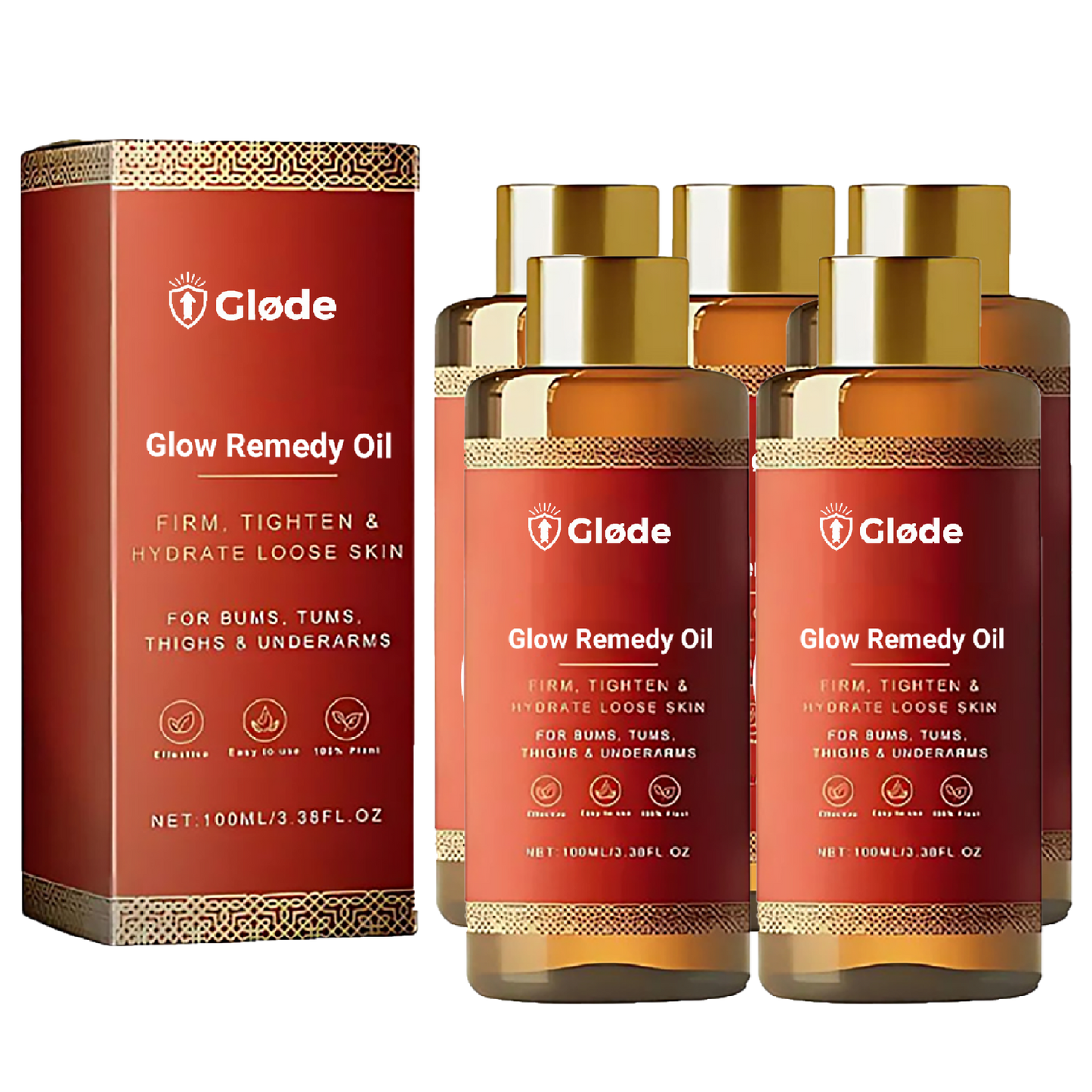 Gløde | Strammer, løfter og genopretter slap hud op til 98% inden for 24 timer!