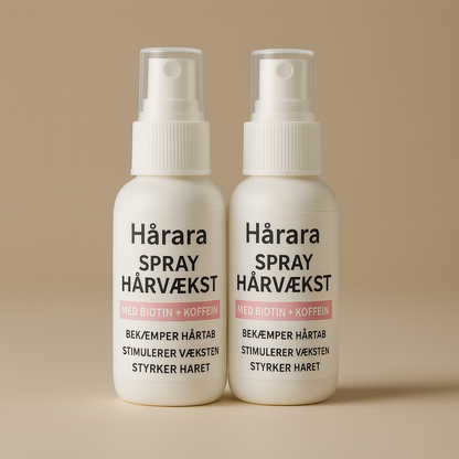 Hårara | Kæmper Du Med Hårtab, Udtynding Og Bred Skilning? Stop Hårtabet På Kun 30 Dage!