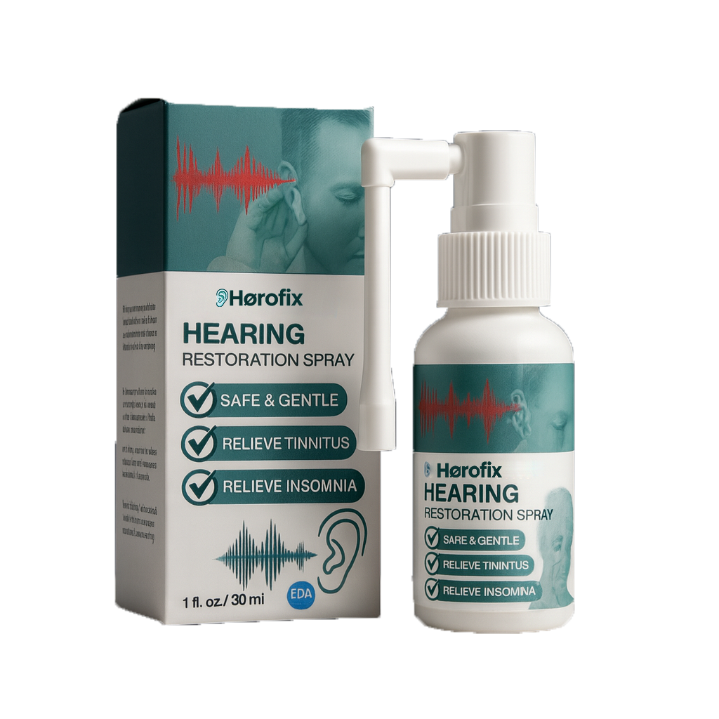 Hørofix Ørepleje-Spray | Hør Op Til 99% Bedre På Kun 72 Timer