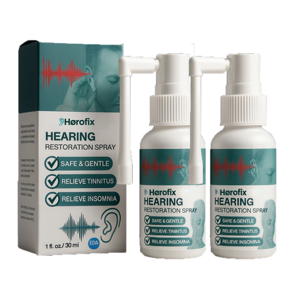 Hørofix Ørepleje-Spray | Hør Op Til 99% Bedre På Kun 72 Timer