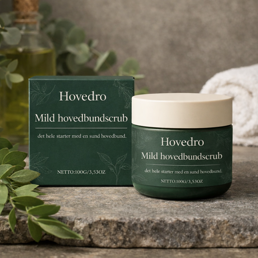 Hovedro Naturlig Hovedbunds-Scrub | Afslut Hovedbunds Psoriasis & Kløe På Få Uger!