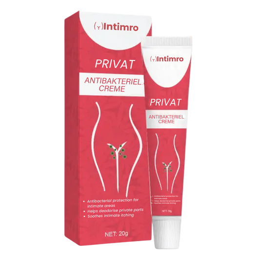 Intimro |  Antibakteriel Intim Creme Lindrer Kløe og Bekæmper Bakterier Øjeblikkeligt