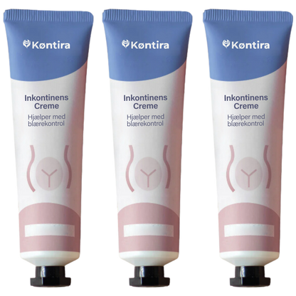 Køntira Creme | Genopretter blærekontrollen og reducerer lækager inden for 11 minutter
