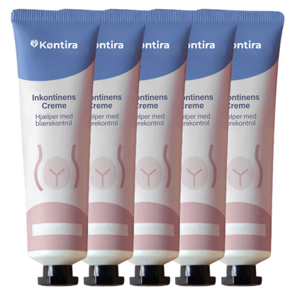 Køntira Creme | Genopretter blærekontrollen og reducerer lækager inden for 11 minutter