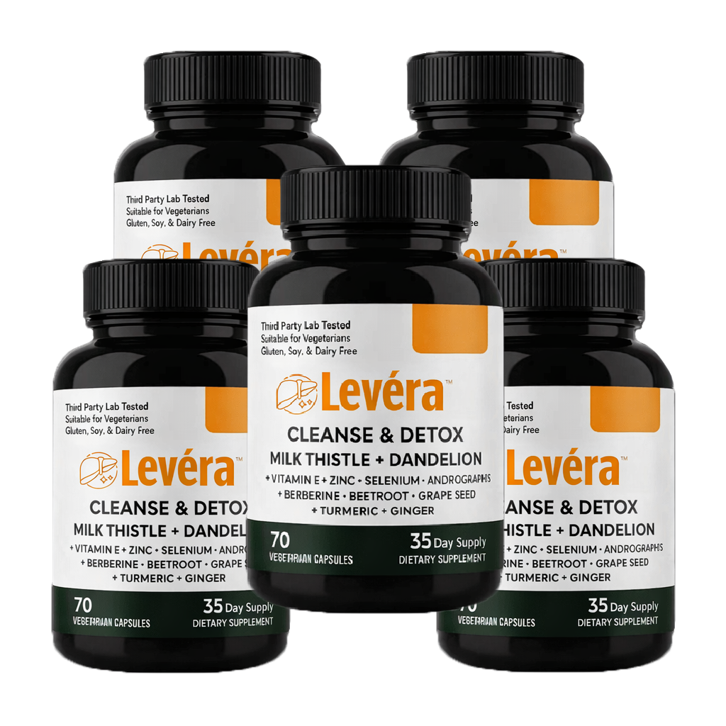 Levéra | Gendan Leveren Op Til 4× Hurtigere Og Fjern 95% Af Giftstofferne På 7 Dage!