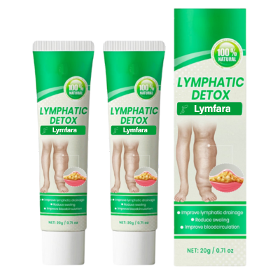 Lymfara Ødemcreme | Reducerer Hævelse Og Væskeophobning Mærkbart Inden For 24 Timer