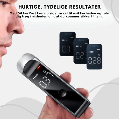 SikkerPust | Klar promilletest på 10 sekunder