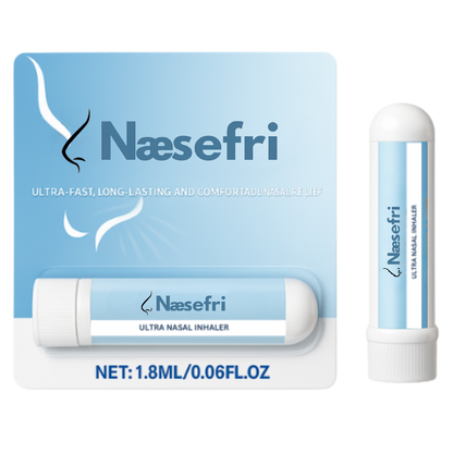 Næsefri Ultra Næseinhalator | Træk vejret frit på kun 3 minutter