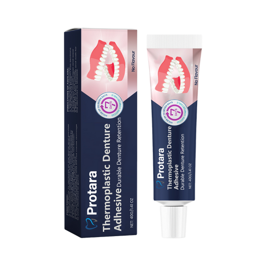 Protara Tandprotese-Hæftemiddel | Sikkert Greb Uden Dagligt Klæbemiddel På 3 Dage