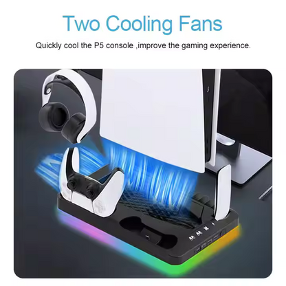 GameDock PS5 | Din ultimative opladnings- og kølestation til PS5
