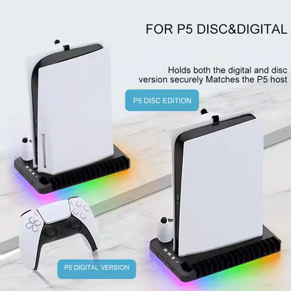 GameDock PS5 | Din ultimative opladnings- og kølestation til PS5