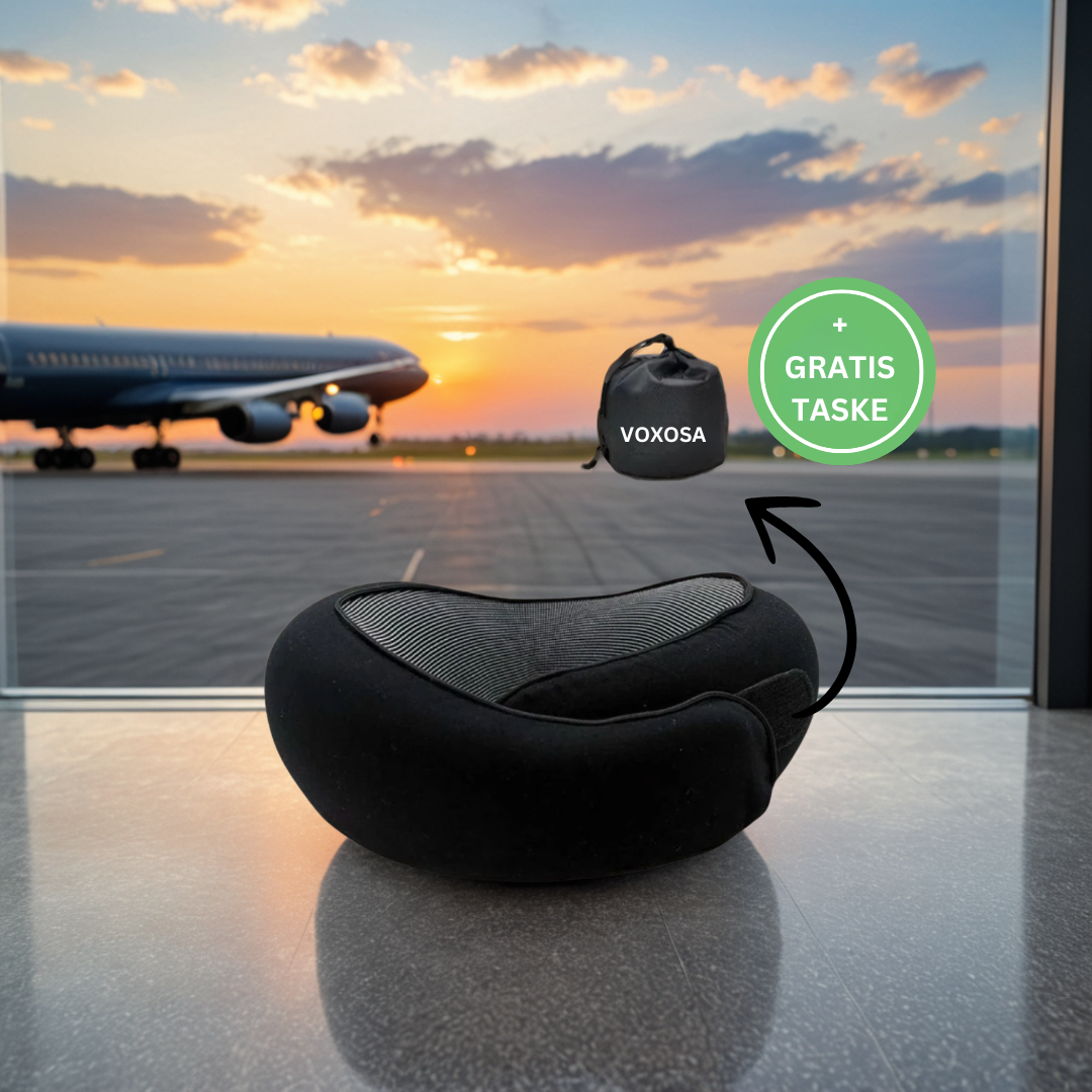 RelaxEase | Ergonomisk nakkepude for skøn afslapning ✈️