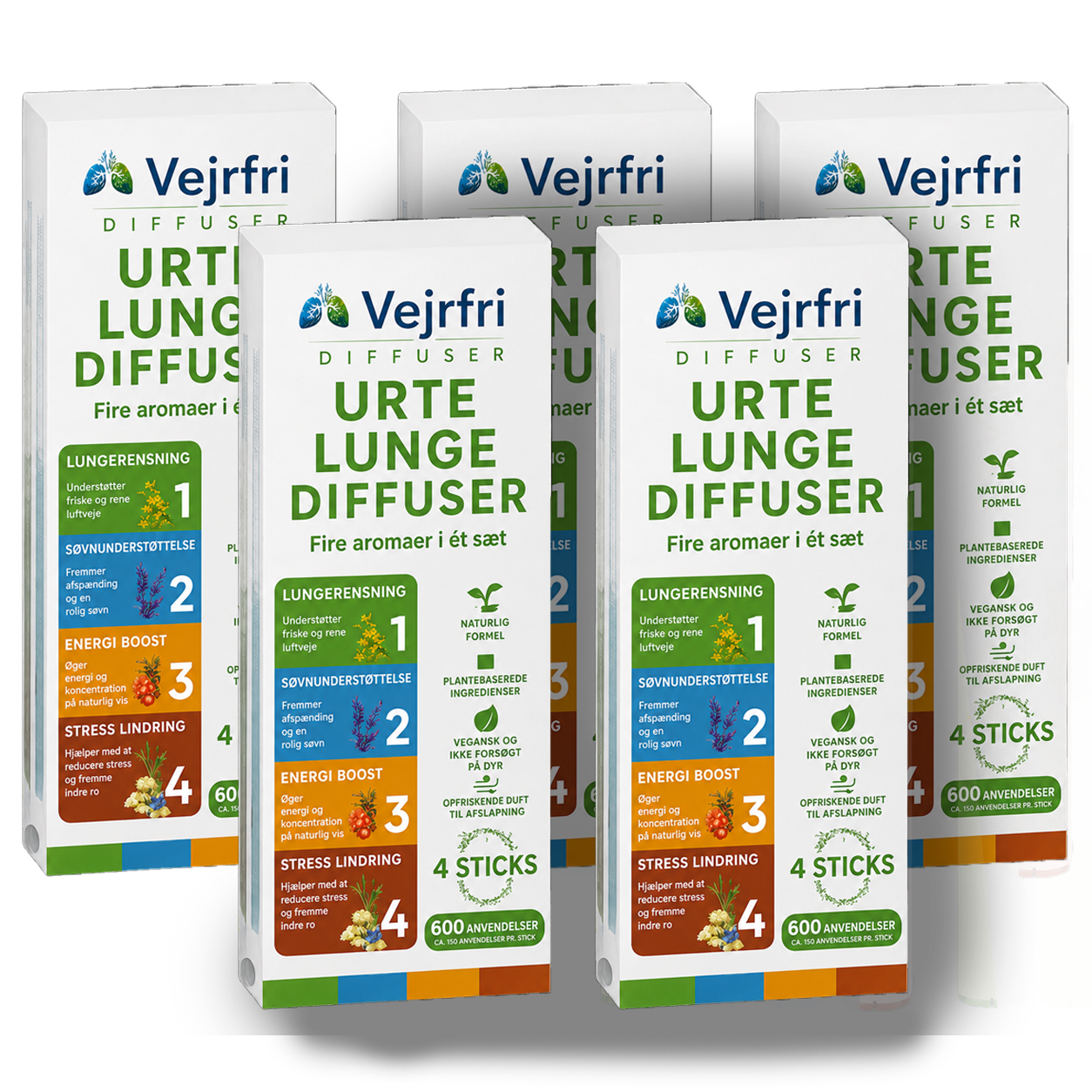 Vejrfri 4 Aromaer I Én Boks | Understøt Lungerensning, Bedre Søvn Og Mindre Stress På Blot 7 Dage!