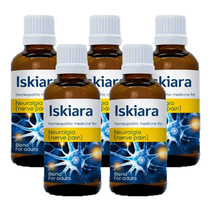 Iskiara | Op Til 87% Færre Nervsmerter Med 5 Dråber Om Dagen