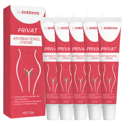 Intimro |  Antibakteriel Intim Creme Lindrer Kløe og Bekæmper Bakterier Øjeblikkeligt