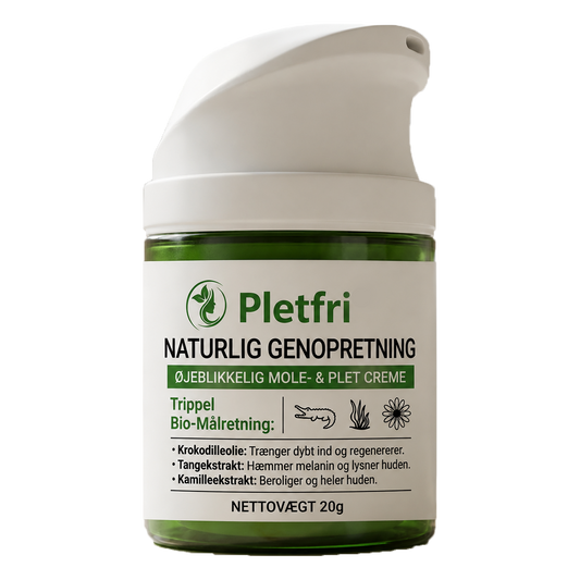 Pletfri Creme | Eliminerer Alderspletter og Modermærker På 36 Timer — Inden Dit Selvbillede Lider