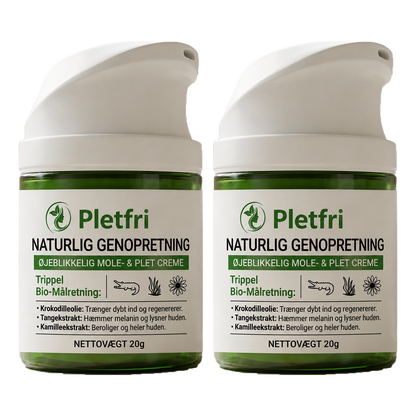Pletfri Creme | Eliminerer Alderspletter og Modermærker På 36 Timer — Inden Dit Selvbillede Lider