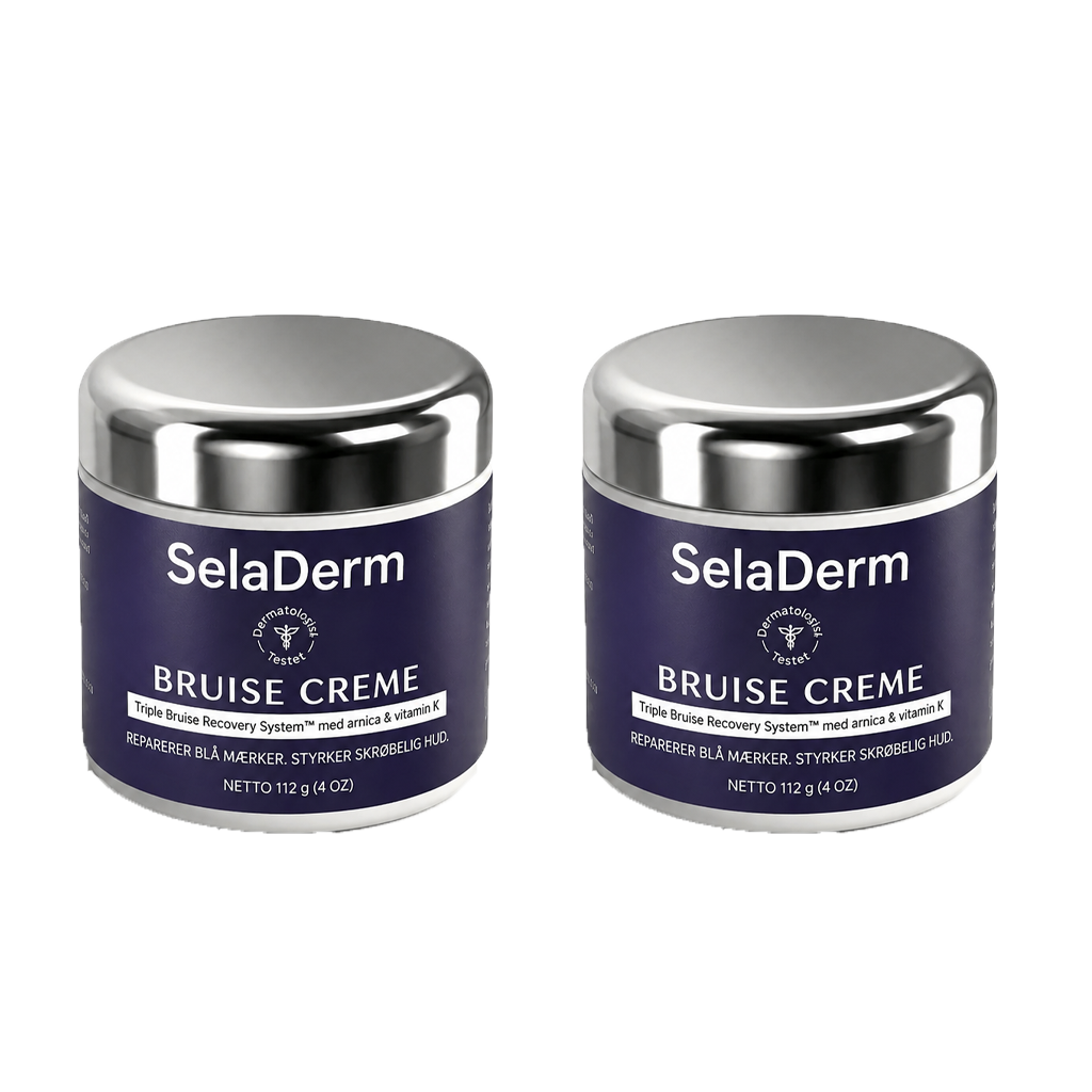 SelaDerm — Endelig en creme, der fjerner blå mærker på skrøbelig hud
