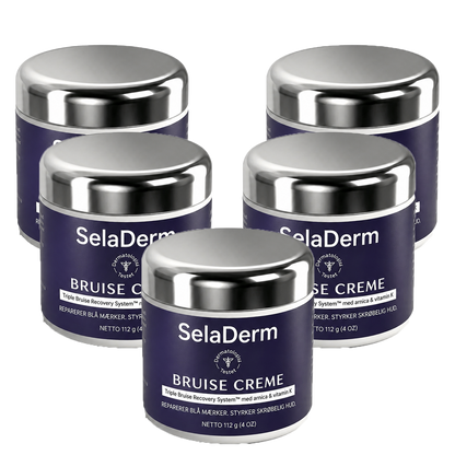 SelaDerm — Endelig en creme, der fjerner blå mærker på skrøbelig hud