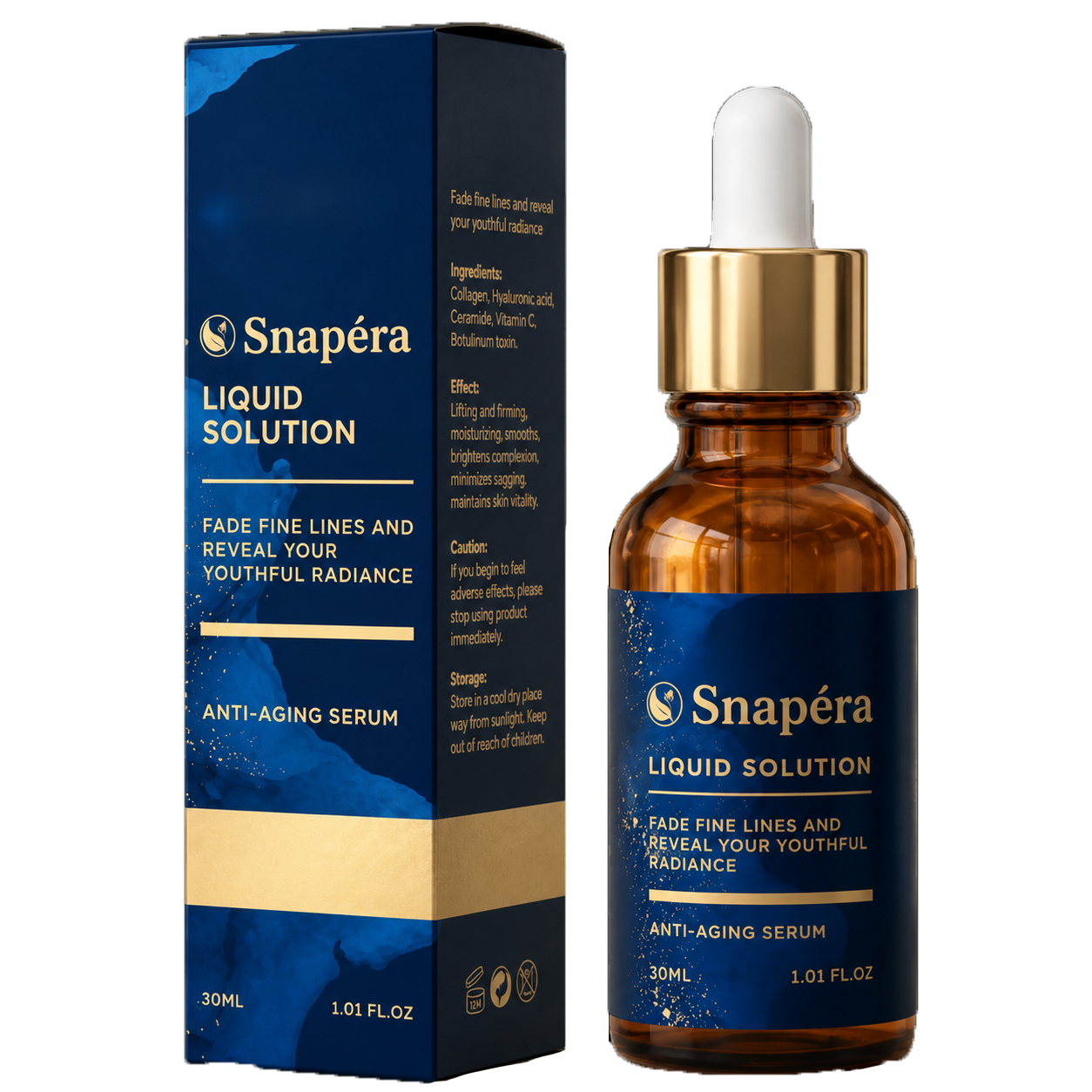 Snapéra Instant Anti-Age Serum | Visker 99,7% Af Rynkerne Ud På 15 Timer