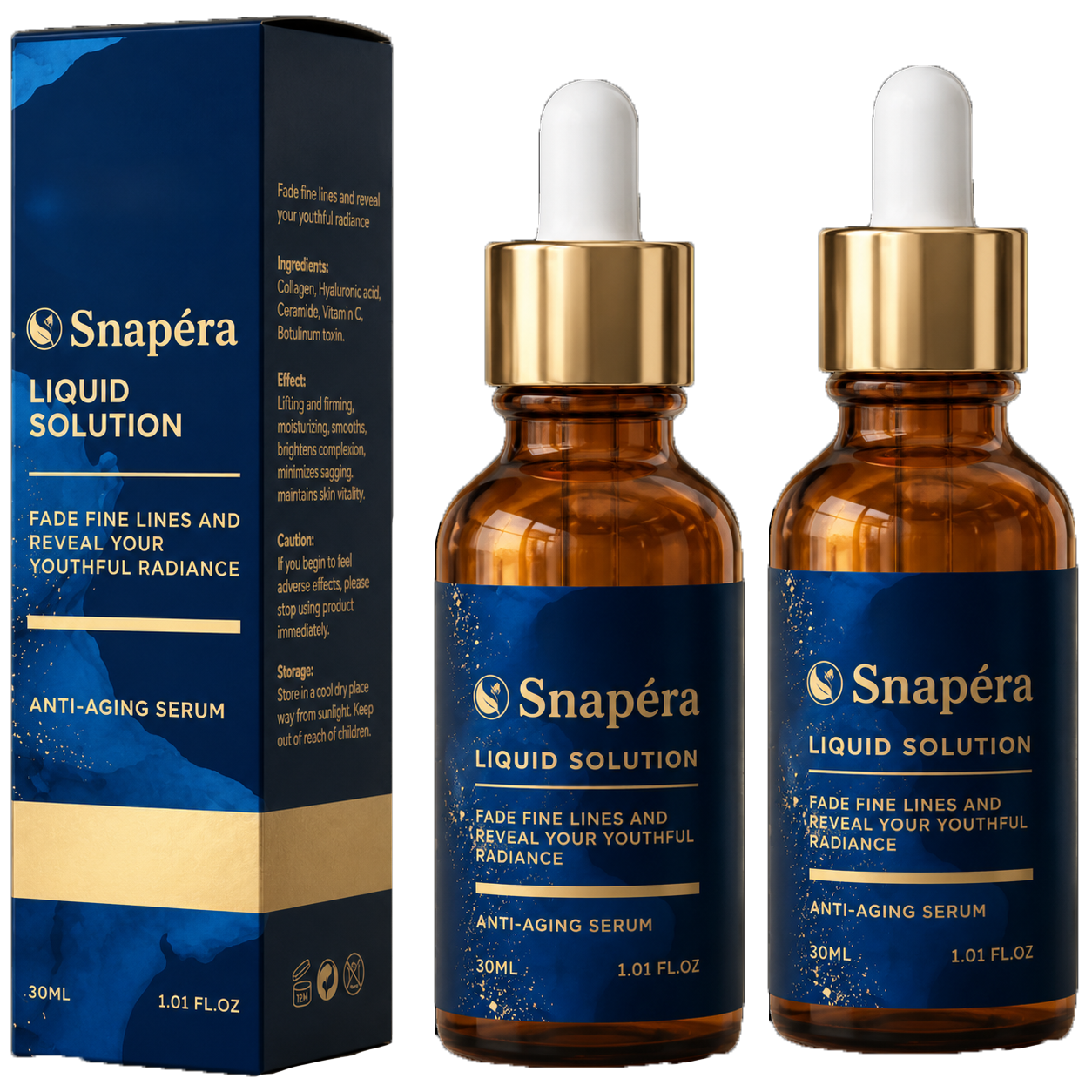 Snapéra Instant Anti-Age Serum | Visker 99,7% Af Rynkerne Ud På 15 Timer