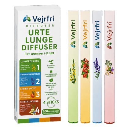 Vejrfri 4 Aromaer I Én Boks | Understøt Lungerensning, Bedre Søvn Og Mindre Stress På Blot 7 Dage!