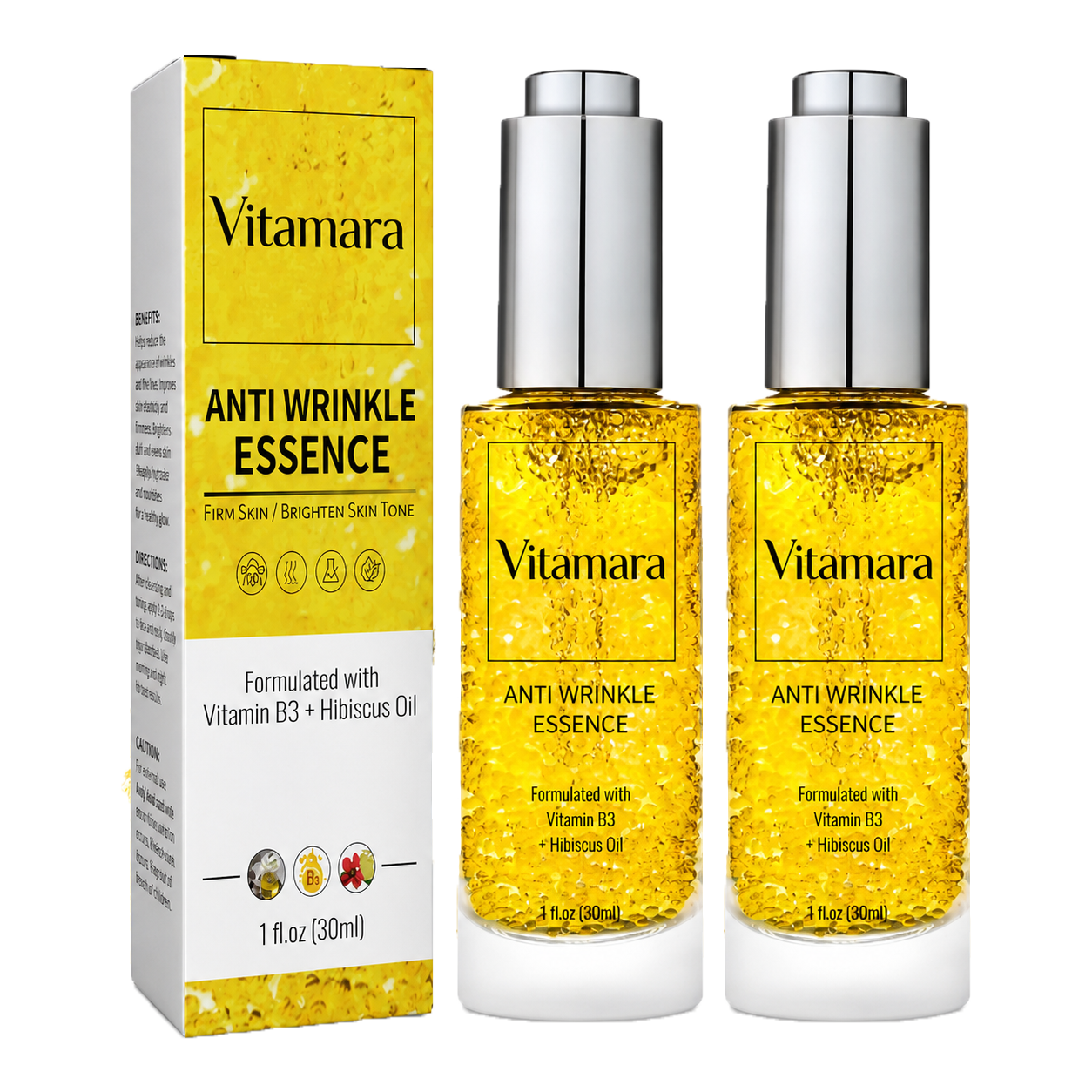 Vitamara | Vitamin B3 + Hibiscus Nærer Huden Indefra — Du Mærker Forskellen Om Morgenen