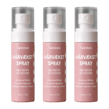 Vækstara Hårvækst Spray | Få Tykkere, Fyldigere Hår Tilbage På 30 Dage