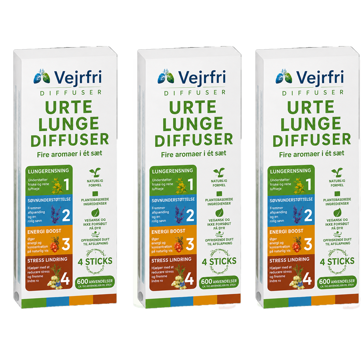 Vejrfri 4 Aromaer I Én Boks | Understøt Lungerensning, Bedre Søvn Og Mindre Stress På Blot 7 Dage!
