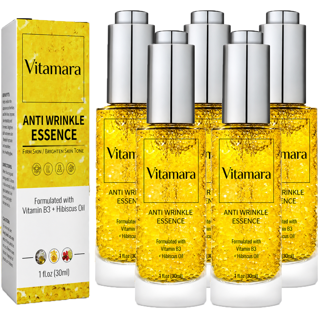 Vitamara | Vitamin B3 + Hibiscus Nærer Huden Indefra — Du Mærker Forskellen Om Morgenen