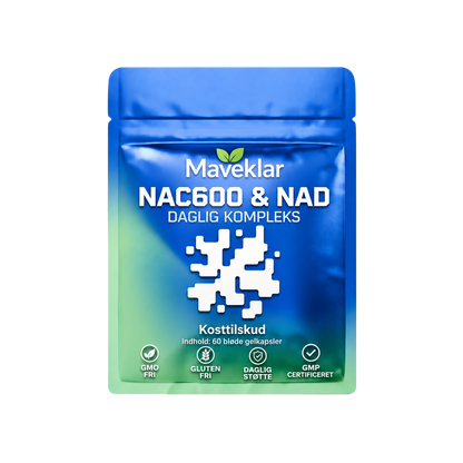 Maveklar – Klar Lever, Flad Mave Og Friske Morgener — 600 mg NAC I Kokosolie Dagligt