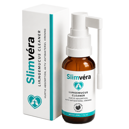 Slimvéra | Hjælper med at fjerne op til 92 % af slimophobninger i lungerne på blot 48 timer