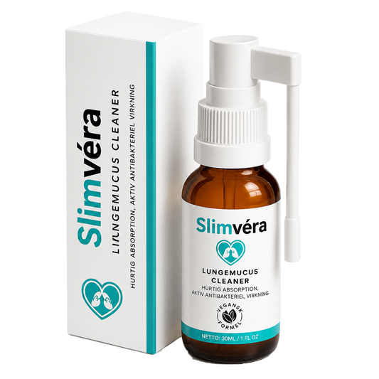 Slimvéra | Hjælper med at fjerne op til 92 % af slimophobninger i lungerne på blot 48 timer