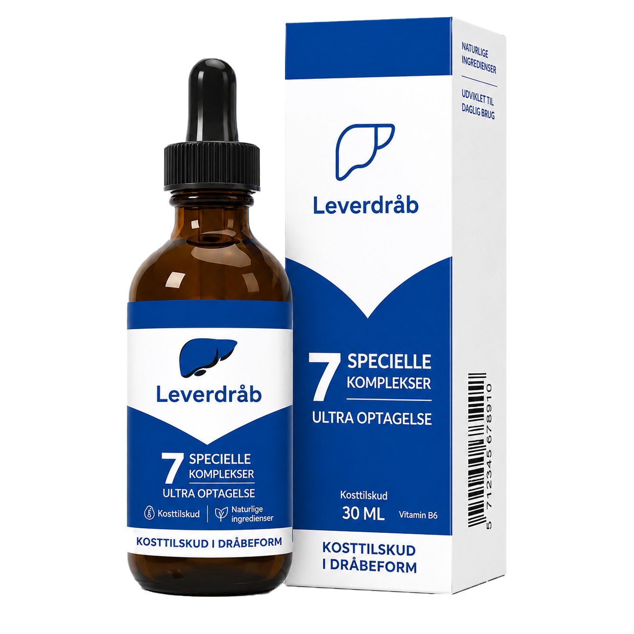 Leverdråb Detox Dråber | Understøt Leverens Naturlige Udrensning & Tab 5 Kg På 7 Dage