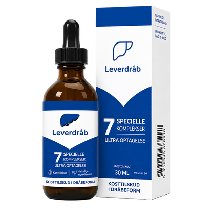Leverdråb Detox Dråber | Understøt Leverens Naturlige Udrensning & Tab 5 Kg På 7 Dage