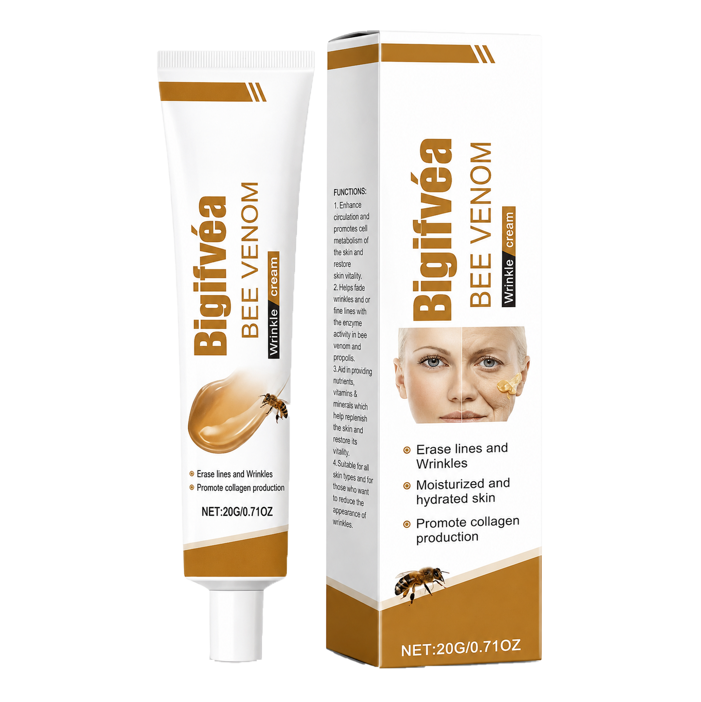 Bigifvéa Bigift-Creme | Udvisk Dybe Rynker Og Løft Slap Hud På Blot 3 Dage!