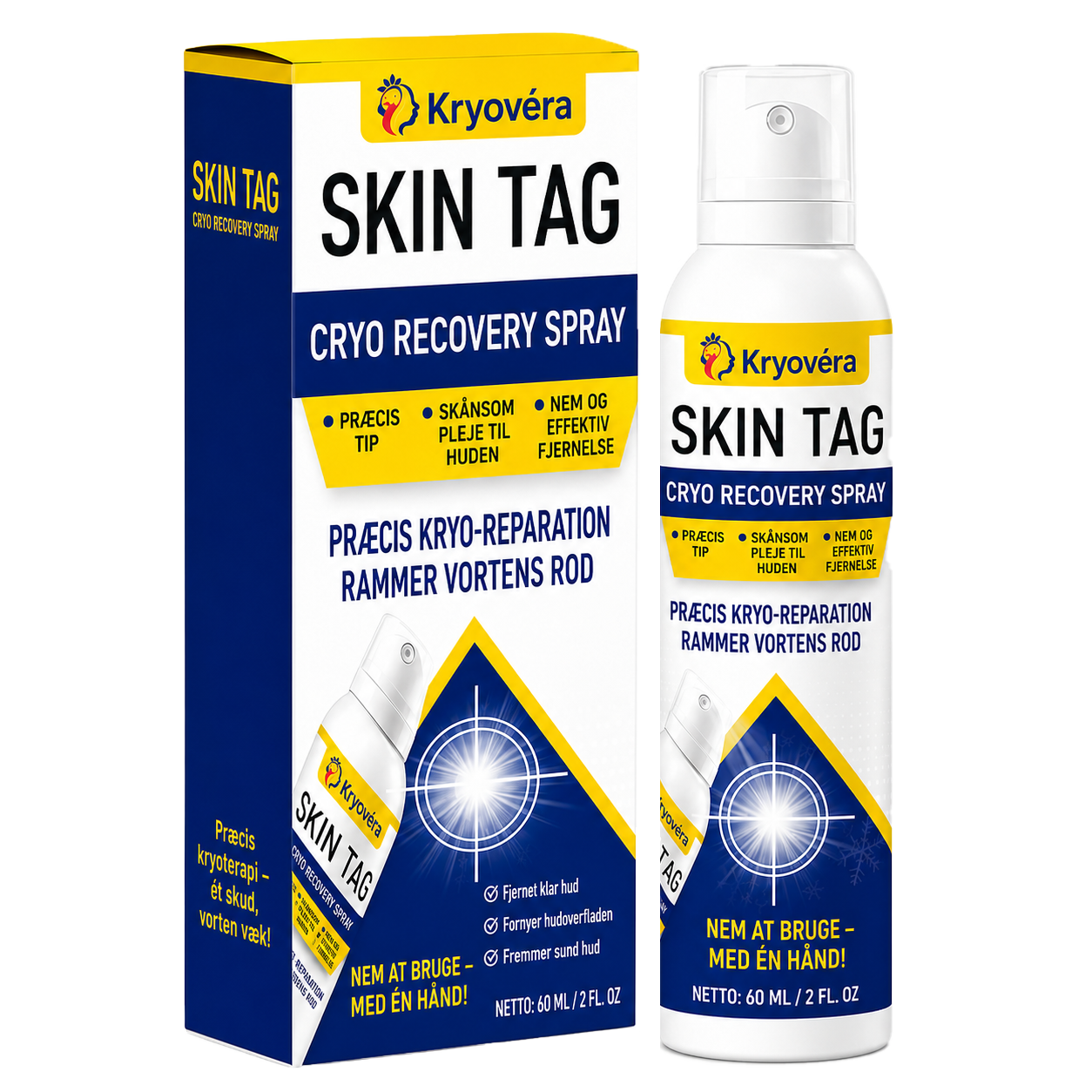 Kryovéra Kryoterapi Spray | Nyd Glat, Klar Hud Igen På Blot 5 Dage